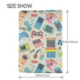 thumbnail image 3 of Pofeuu Playing Video Games Print Travel Document Organizer Passport Holder Men Women for Family (6.5 in x 4.5 in),Wallet Holder Credit Card Clutch Bag Case, 3 of 5
