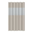 thumbnail image 2 of VOTRUDI PEVA Shower Curtain Waterproof Striped Bathroom Decor 71x71in, 2 of 9