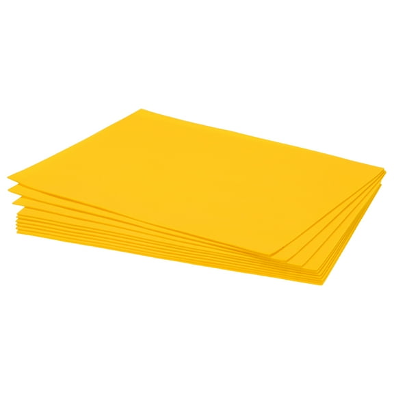 EVA Foam Sheets Yellow 10.8 x 8.5 Inch 1.7mm Thick Crafts Foam Sheets 10Pcs