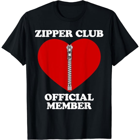 Zipper Club Heart Surgery Recovery Open Heart Bypass Surgery T-Shirt