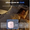 thumbnail image 5 of Mini Fridge, 4 Liter/6 Can Mini Makeup Fridge, 110V AC/ 12V DC Portable Thermoelectric Cooler&Warmer for Skincare, Drink, Cosmetic, Medicine, Small fridge for Bedroom, Office, Dorm, Car, Pink, 5 of 8