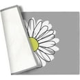 thumbnail image 3 of Daisy Gray Placemats Set of 4 Farmhouse Rustic Wild Flowers Linen Washable Place Mats Rectangle Cloth Table Mat for Party Kitchen Dining Decoration Indoor Outdoor, 12x18 inch, 3 of 5