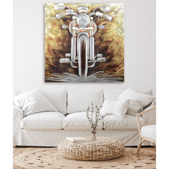 Showcase Motorcycle Metal Wall Art