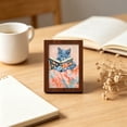 thumbnail image 5 of Roiihwy 6 Styles Reading Cats Mini Framed Wall Art Decor, Colorful Floral Print Small Wooden Picture Frame, 2.4x1.8x0.4in Multicolor, 5 of 6