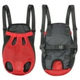 thumbnail image 4 of HLONK Portable Backpack Pet Backpack Adjustable Front Dog Legs Tail Out Chest Travel Carrier, 4 of 8