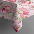 thumbnail image 3 of Strawberry Princess Pattern Rectangle Tablecloth 60"x84",Waterproof Polyester Rectangle Table Cloth, Wipeable Spillproof Polyester Tablecloth for Dining, Camping, Indoor and Outdoor, 3 of 5