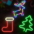 thumbnail image 2 of Letreros de neón Letreros de neón para dormitorio Habitación de niños Sala de estar Bar Fiesta Vacaciones Navidad Invierno (ciervo), 2 of 5