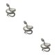 thumbnail image 1 of Qarigey anillos de tamaño ajustable tendencia anillo de amistad exagerada fuente de joyería de aleación para fiesta vacaciones solo aro / plata Type1 NO1 Qarigey CBP283270, 1 of 6