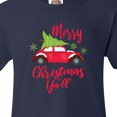 thumbnail image 4 of Inktastic Merry Christmas Ya'll with Red Car and Tree Youth T-Shirt, 4 of 5
