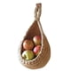 thumbnail image 1 of Cesta colgante BuyWeek para frutas y verduras de yute tejida a mano, 1 of 12