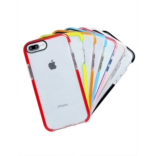 Funda para iPhone 8 Plus Tecnología Ultra Impacto Color Rojo InstaCase Antigolpes Uso Rudo