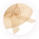 thumbnail image 4 of KAKOWELY Sombrero para el sol, visera de paja, parasol decorativo, sombrero de entrenamiento para mujer, sombrero tejido de paja, 4 of 5
