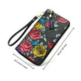 thumbnail image 2 of Sonducket Cartera de cuero para mujer, monedero para llaves, tienda escolar, moda Vintage, monedero, organizador de tarjetas de crédito, bolsillo con Carteras Tipo 1 Sonducket AP012762-01, 2 of 6