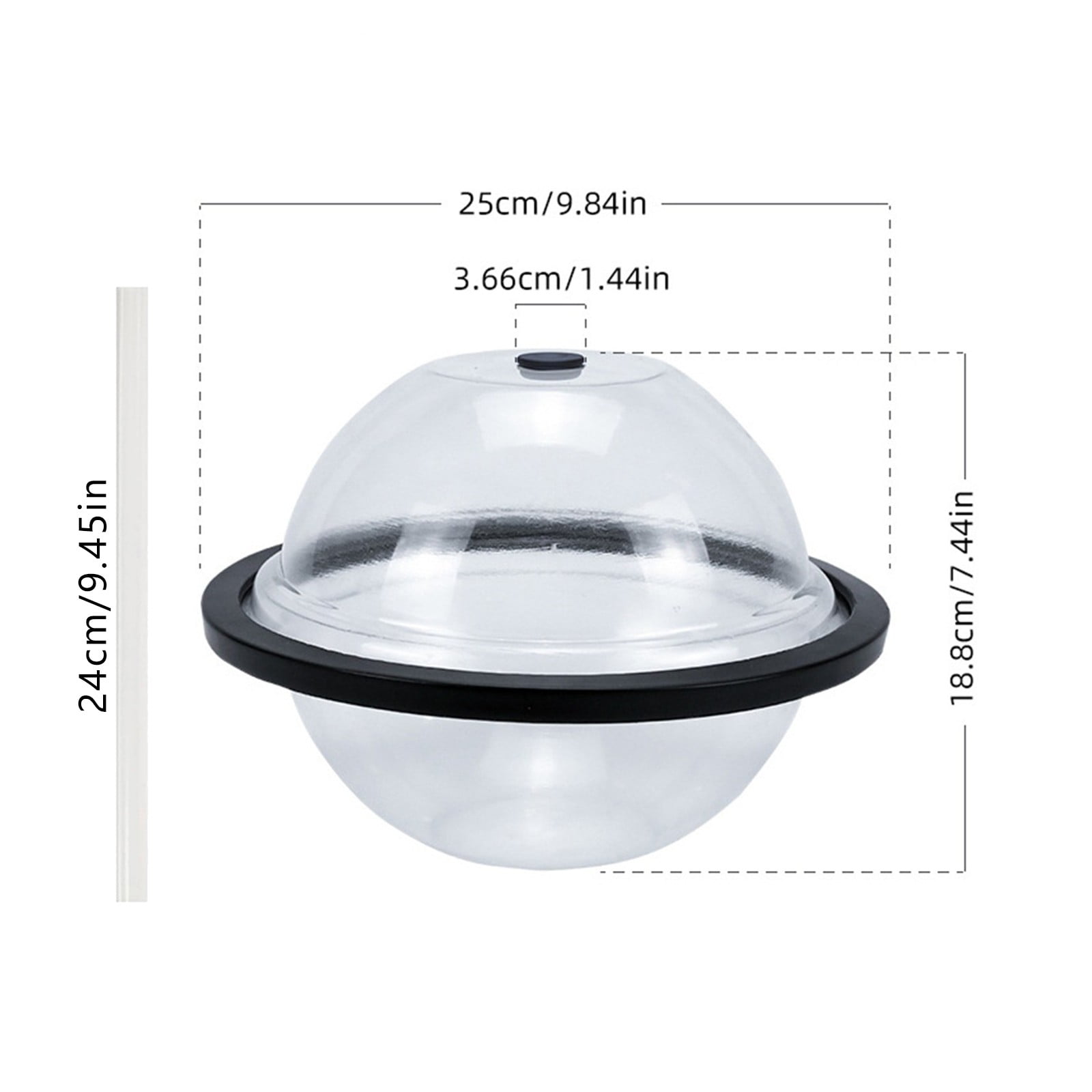 1pc Extra Large Round Ice Mould Versatile Ice Maker Ice Bath Accessories For Ice Bath Coolers (With A Straw) Silicone for Food States Map Ice Tray Small Ice Tray Water Bottle Ice Trays Silicone Baby