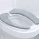 thumbnail image 4 of Funda acolchada Inteprter para asiento de inodoro gris 40*14*8cm, 4 of 6