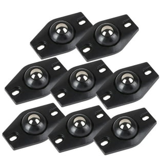 Mini Caster Wheels 8 Pcs, NOVWANG Appliance Rollers Stainless Steel  Quadruple Bead Self Adhesive Caster Wheels Sturdy Sticky Swivel Pulleys  Universal