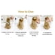 thumbnail image 3 of Peluca de muñeca Articulada ANGGREK con bola Pelo Largo Y Liso con flequillo Fibra de leche, 3 of 7