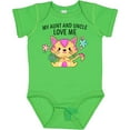 thumbnail image 3 of Inktastic My Aunt and Uncle Love Me with Cute Kitten and Flowers Boys or Girls Baby Bodysuit, 3 of 5