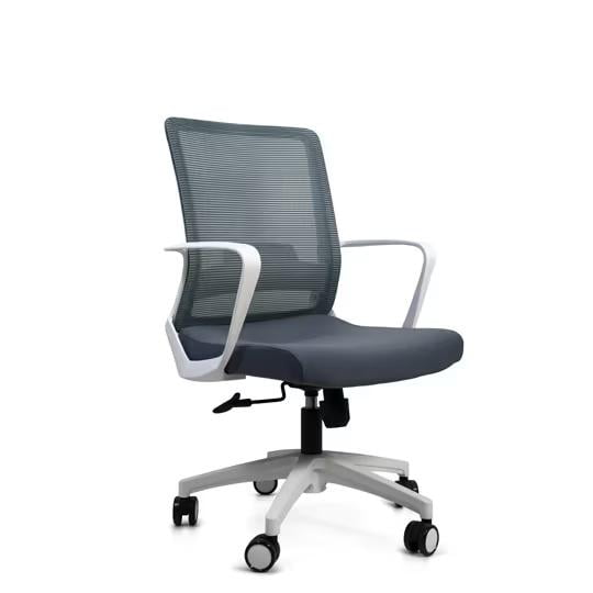 Silla Ejecutiva Ergo Civita B, Respaldo de Malla, Gris y Negro