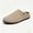 Kahki, variant on CHICVOMEY Men's Comfortable Cork Footbed Clogs Lightweight Suede Slip-On Mules Non-Slip Casual Breathable House Shoes for Daily Walking Indoor & Outdoor Wear