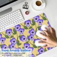thumbnail image 4 of Long Mouse Pads for Desk,Pioneer Flower Floral Print Pattern Desk Mats on Top Of Desks, Desk Mouse Pad Extra Large with 3mm Non-Slip Base and Stitched Edge for Gaming,Office,Work,Home 31.5"x11.8", 4 of 6