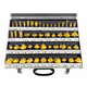 thumbnail image 1 of Brocas Fresas Router 1/4 De Madera Taladro Estuche 50 Pzs, Negro, 1 of 5