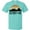 Scuba Blue, variant on Inktastic Detroit Michigan Skyline Retro T-Shirt