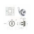 thumbnail image 5 of Cerradura de buzón Cerradura de buzón con combinación de 3 dígitos de 20 mm/30 mm, cerradura giratoria para cajón de gabinete Cerradura de combinación mecánica plateada de 30 mm, 5 of 5