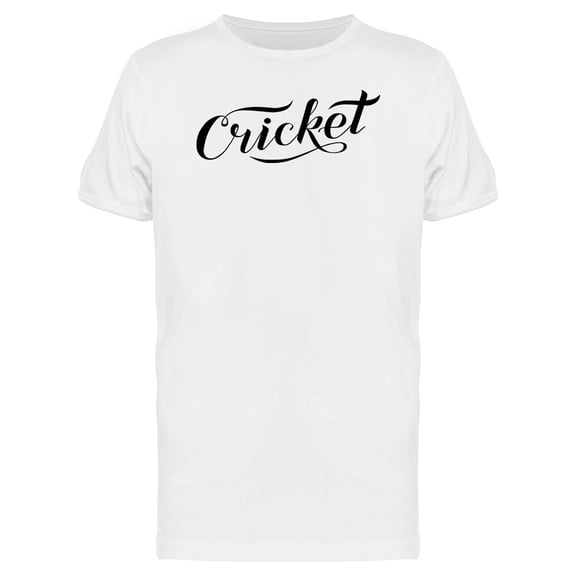 Fancy Cricket Sport Graphic Tee Men's -Image by Shutterstock