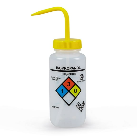 Wash Bottle, Widemouthed, For Isopropanol, 500 Ml