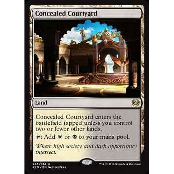 MtG Kaladesh Rare Concealed Courtyard #245