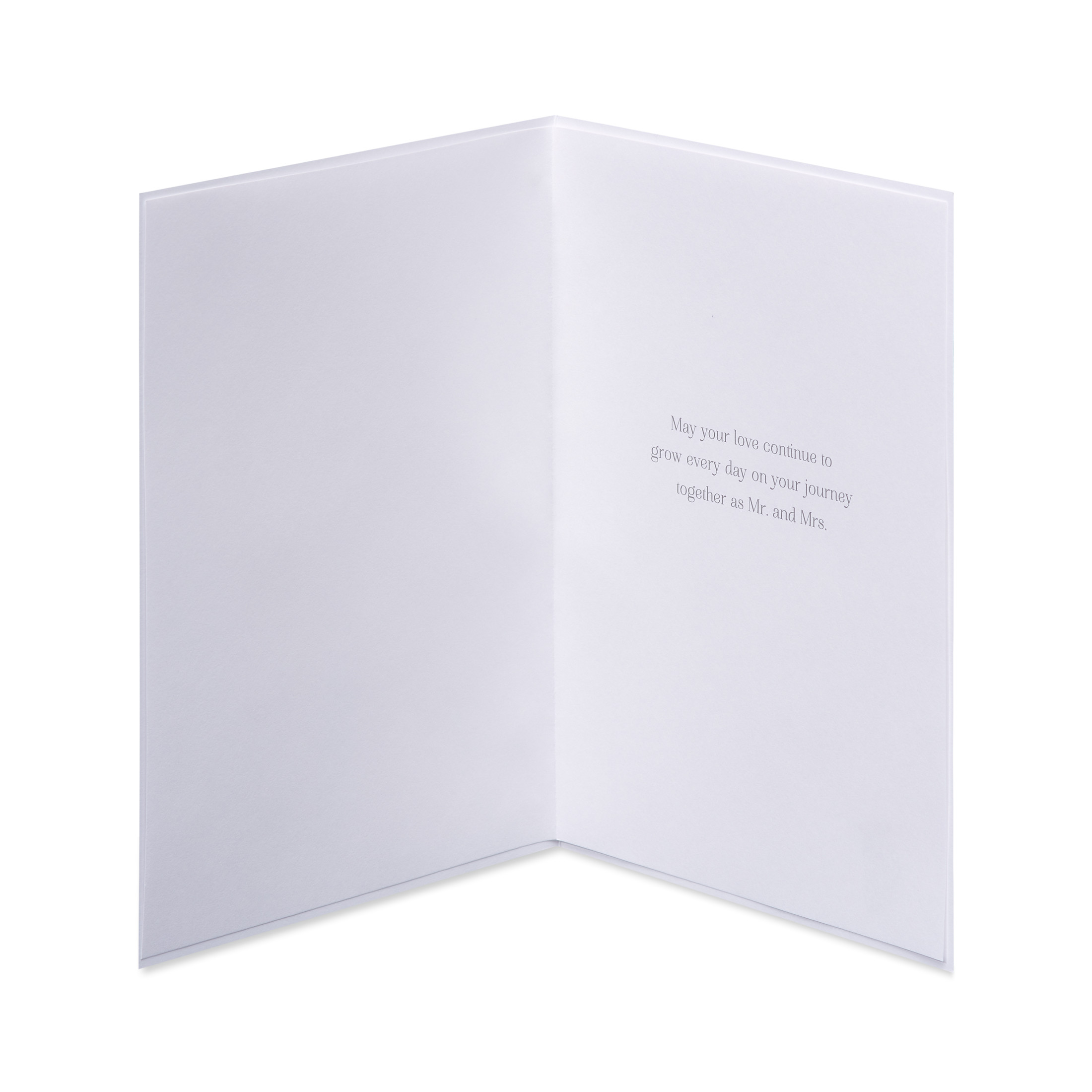 Papersong Premium Blank Wedding Card (Bride and Groom Outfits)