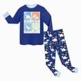 thumbnail image 3 of Toddler Baby Boy Outfit Sets Fall Winter Clothes Kaprioy Cotton Pjs Set Kids Boys Pajamas Sleepwear 2T 3T 4T 5T 6T 7T 2PCS Long Sleeve 3D Dinosaur T Shirts Tops Pants Clothes Set, 3 of 4