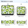 thumbnail image 3 of 2-Pack Seat Belt Covers with Flannel Seatbelt Shoulder Strap Case Adjustable Straps Soft Padding for Car Cartoon Green Apples Pattern Small, 3 of 8