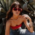 thumbnail image 4 of Sito Shades Kinetic Sunglasses with Handmade Plant-Based Acetate Frame, CR 39 Lenses, and UV Protection (Cherry Red Polarized), 4 of 7
