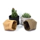 thumbnail image 4 of Almacenamiento del organizador del bolso  respetuosa del medio ambiente reutilizable de la bolsa de papel decorativa 8x8x15cm kusrkot Maceta para plantas suculentas, 4 of 8