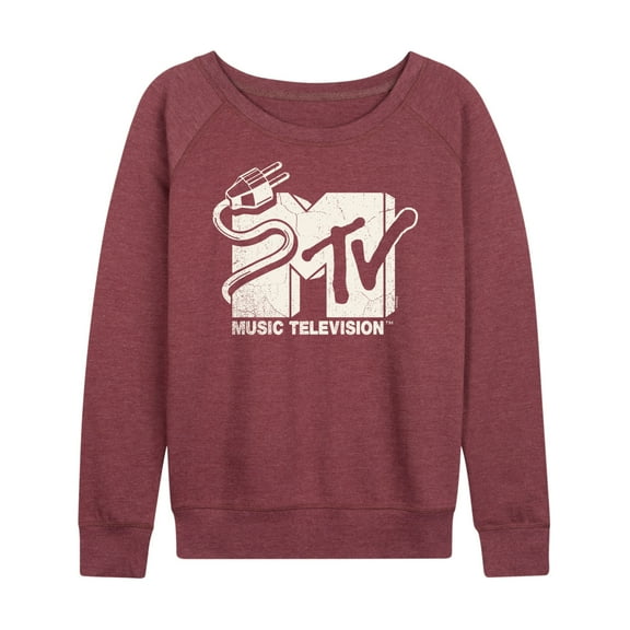 MTV - MTV Unplugged Logo - Women's Lightweight French Terry Long Sleeve Shirt