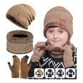 thumbnail image 1 of 3en1 Gorro Bufanda Guantes Tejido Para Niños Frio Invierno, 1 of 1