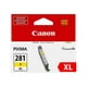 Canon CLI-281 Y XL - 8.3 ml - Taille XL - Jaune - original - Réservoir d'Encre - pour PIXMA TR7520, TR7620, TR8620, TS6220, TS6320, TS702, TS8220, TS8320, TS9520, TS9521 – image 1 sur 3