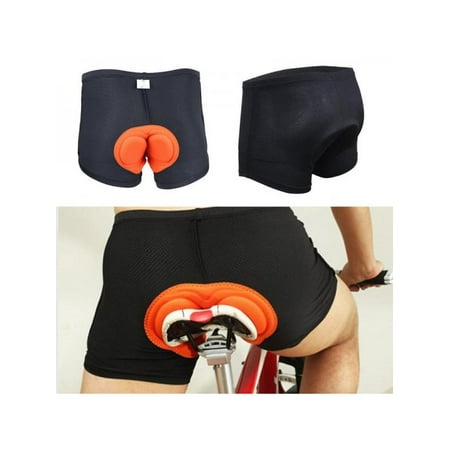 MarinaVida Men Women Bicycle Bike Underwear Pants Cycling Shorts with Sponge Gel (Best Padded Cycling Shorts For Men)
