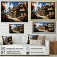 thumbnail image 4 of Designart "England Quaint Villageengland horizon II" England Floater Framed Canvas Wall Art, 4 of 7