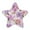 Lavender and Pink Flowers, variant on Star Night Light Auto On/Off Plug-in Wall Light with Light Sensor Warm White LED for Home Party Pink Flowers
