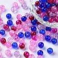 thumbnail image 2 of GKNET Spray Painted Crackle Glass Beads 4/6/8mm Round Handcrafted Loose Bead-Mixed Color #01-4mm (400pcs/bag), 2 of 6