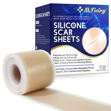 Medical Silicone Scar Sheets (16a X 60a Inch), Surgical - Scars Removal 