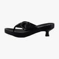 thumbnail image 2 of Aerosoles Calvin Women's Heels Black Leather Size 8 M, 2 of 8