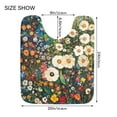 thumbnail image 5 of Yayeee Bath Rugs for Bathroom Floor Set of 2 Non Slip Fluffy Soft Absorbent Mat, Floral Garden, 5 of 7