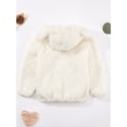 thumbnail image 6 of 6M-4T Toddler Boys Girls Winter Warm Fleece Hooded Coats Jacket Long Sleeve Zip Up Coat Outwear, 6 of 8