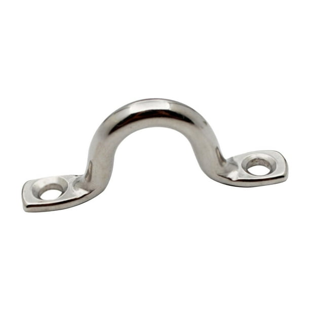 Almohadilla superior de metal para bote Ojo, , manija Equipación Punto de anclaje Correas de tracción Cordón de ajuste, Lazo de cubierta, 6 mm DYNWAVEMX Lazos para los ojos