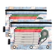 thumbnail image 6 of 2 Pack Flip Folders with Clear PVC Window Binder Pouches 3-Ring Binder Organizer for Office & Home Cute Cat Pattern, 6 of 6