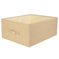 thumbnail image 2 of Storage Basket Linen Foldable Washable Clothes Storage Cube Storage Organizer, 2 of 10